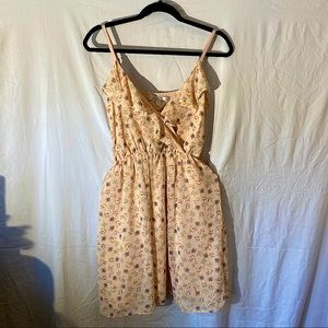 Lauren Conrad Floral Peachy Pink Dress